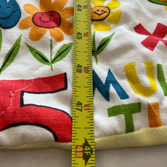 VINTAGE 80’s COLORFUL handmade blanket - Picture 10 of 13